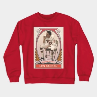 Len Dawson Vintage Football Card Crewneck Sweatshirt